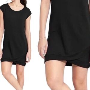 Athleta Criss Cross Cap Sleeve Knit Dress